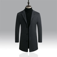 manteau-decontracte-uni-revers-crantes-vintage