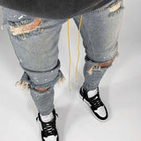 pantalon-crayon-denim-dechire-vintage