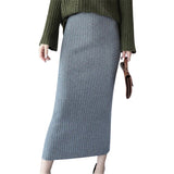 Jupe Longue Droite Hiver Vintage