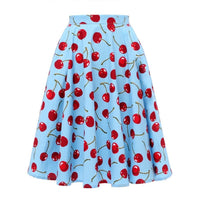 jupe-annee-80-bleue-cerises
