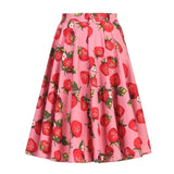 jupe-annee-80-feminine-fraises