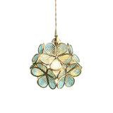lampe-fleur-laiton-style-vintage