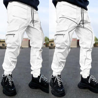 pantalon-sport-decontracte-multi-poches-vintage