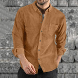 chemise-vintage-couleur-unie-style-chic
