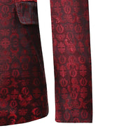 blazer-un-bouton-imprime-graphique-retro-pour-homme