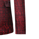 blazer-un-bouton-imprime-graphique-retro-pour-homme
