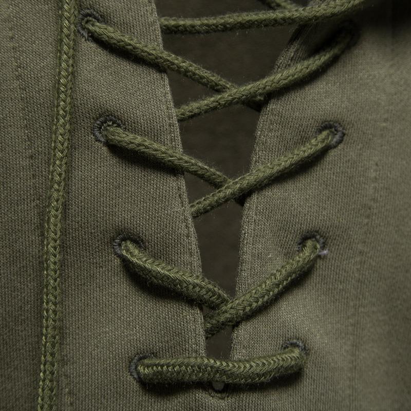sweat-capuche-uni-ample-col-cordon-vintage
