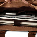 Porte-documents en toile tendance vintage