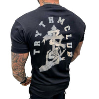 t-shirt-imprime-tete-mort-vintage