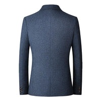 blazer-vintage-de-couleur-unie-a-revers-crantes