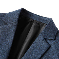 blazer-vintage-de-couleur-unie-a-revers-crantes