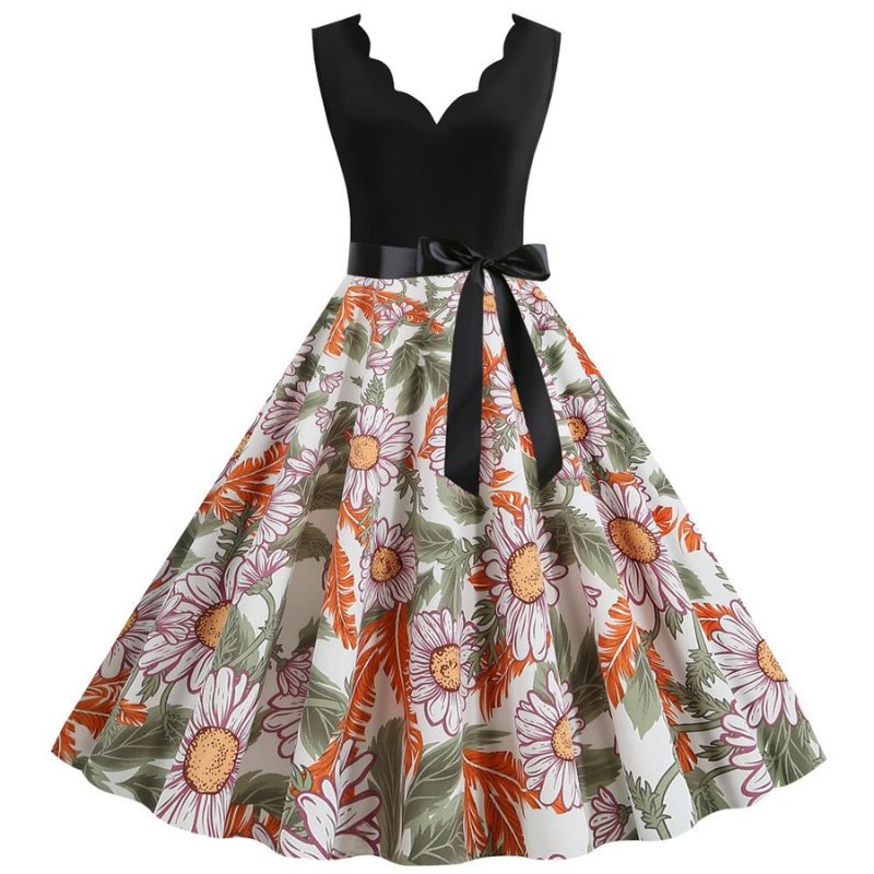 robe-fleurie-style-vintage