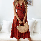 robe-longue-a-vintage-pois