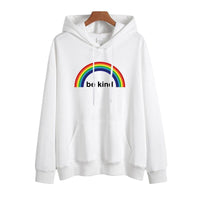 sweat-capuche-arc-en-ciel-retro-a-logo-vintage