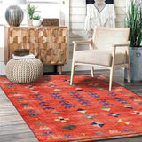    tapis-orange-vintage