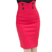 vintage-jupe-crayon-taille-haute